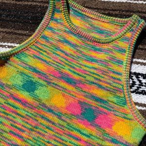 Rainbow Knit Halter